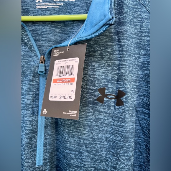 Mens Under Armour 1/2 zip - Picture 3 of 3